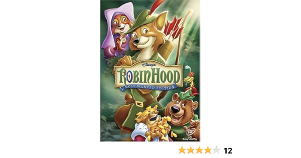 Amazon Com Robin Hood Most Wanted Edition By Walt Disney Video By Wolfgang Reitherman Movies Tv