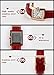 Carrie Hughes Women's Luxury Square Rose Gold Case Quartz Watch Waterproof Leather Watches CH008