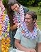 Cocowai Luau Party Decorations / Moana Party Supplies! 36x Flower Hawaiian Leis, Tropical Leaves Decoration and Grass Skirt for Buffet Table – Fun Tiki Bar, Beach Theme or Lilo and Stitch Birthday!