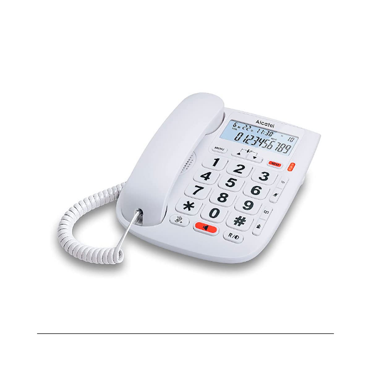 Alcatel T MAX 20 - Big Button Phone for Elderly with Caller Display - Loud Phones for Hard of Hearing - Big Number Telephone