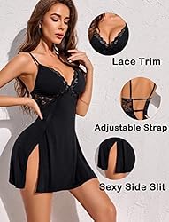 Avidlove Sexy Nightgowns for Women Lace Chemise