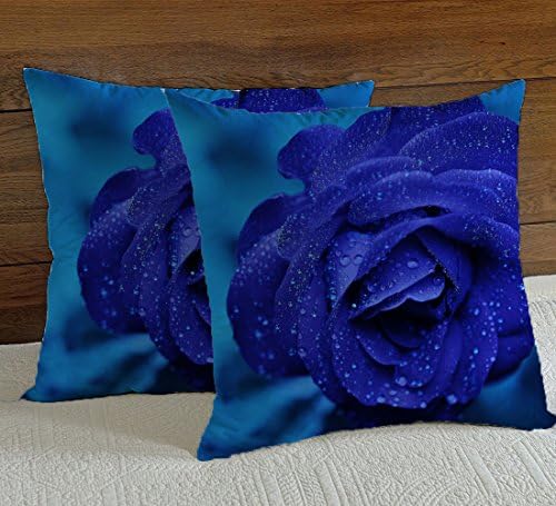 Tyler Wolf Gunter Home Decor Accent Pillow 17-inch (set of 2), Blue Rose