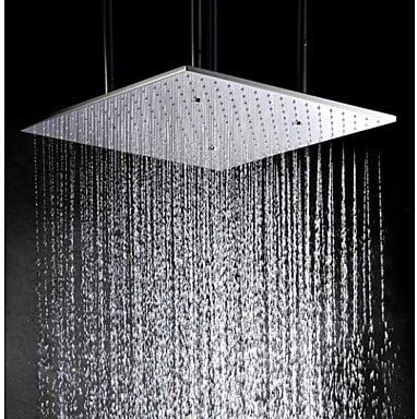 20 Inch Stainless Steel 304 Ceiling Mounted Bathroom Shower Head With Atomizing And Rainfall Two Water Functions