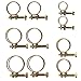 OCR Double Wire Hose Clamps ,1/2 — 1-1/4 inch 5 Sizes Ajustable Steel Wire Tube Pipe Clip Screw Assortment Kit, 50-Pack