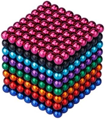 RLRY 3mm 512 Pieces Colorful Magnetic Sculpture Desk Toy for Intelligence Development Stress Relief, Stress Reducer Great for Relieves ADHD Anxiety,Gift for Children and Christmas