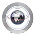 YANGHX Floating Globe World Map 4inch Rotating Magnetic Mysteriously Suspended in Air World Map Home Decoration Crafts Fashion Holiday Gifts (Black)