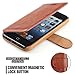 iPhone SE Case,iPhone 5S Case,iPhone 5 Case,Mulbess [Layered Dandy][Coffee Brown] - [Card Slot][Flip][Slim Fit] - PU Leather Wallet Case for Apple iPhone SE 2016