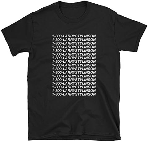 Cheeky Apparel 1-800-LARRY Stylinson Short-Sleeve Unisex T-Shirt Black