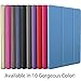 ROARTZ iPad Air Case, Gray Slim Fit Smart Rubber Coated Folio Case Hard Shell Cover Light-Weight Auto Wake/Sleep for Apple iPad Air 1st Generation Model A1474/A1475/A1476 Retina Display