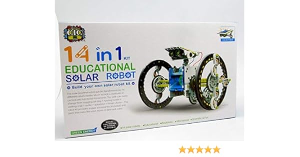 build your own solar robot 14 in 1
