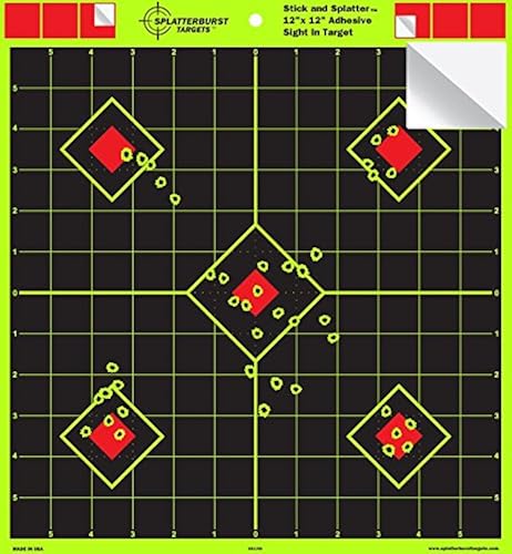 12 Inch Stick & Splatter Reactive Splatterburst Targets - Self-adhesive - View #7