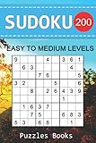 200 Sudoku Puzzles Books Easy To Medium