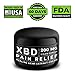Pain Relief Hemp Extract Cream - Arthritis, Carpal Tunnel, Knee, Neck and Back Pain Relief - XBD Topical Lotion Made in USA - Vegan and no Cruelty