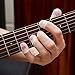 Vancool 15pcs Clear Guitar Fingertip Protectors in 5 Sizes Silicone for Guitar,Ukulele, 4 Guitar Picks Added for Gift
