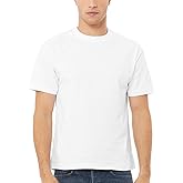 Go2 Men's Heavyweight Cotton Short Sleeve T-Shirt, Made in USA