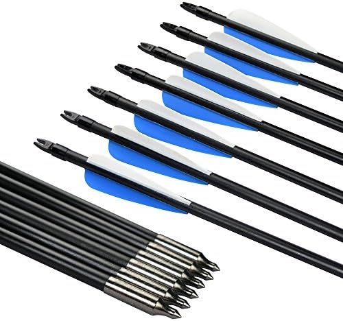 YLS 26 inch Fiberglass Arrows Compound Bow Target Practice Arrows Youth Archery Outdoor Shooting Beginner Best Choice