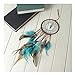 THEMONG Dream Catcher for Kids Bedroom Decal Turquoise Stone Handmade Large Dreamcatcher