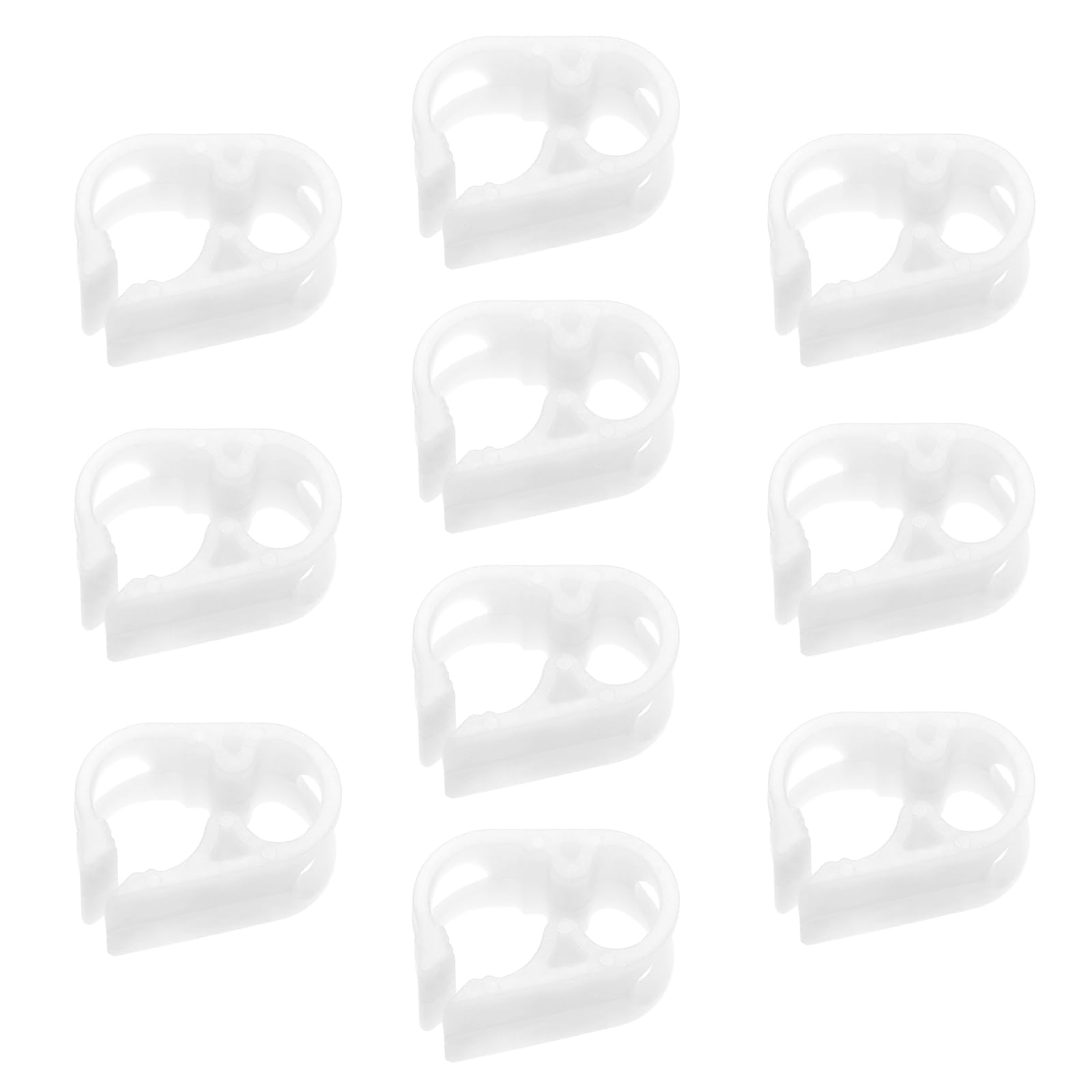 ECSiNG 10pcs Adjustable Tube Clamp PP Tubing Clamps Pipe Clamps Water Flow Control Clip Adjustable Tube Clam for Control Flow of Liquid in the Pipe Fit for 3-6mm Tube