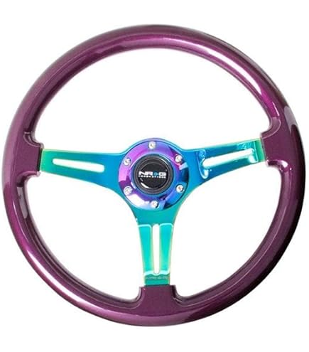 Amazon.com: NRG Innovations NRG-ST-015BK-PP Steering Wheel - 350mm