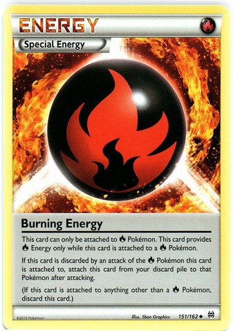 Pokemon - Burning Energy (151/162) - XY BREAKthrough