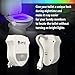 16-Color Motion Activated Toilet Light Night Toilit Light LED Light Changing Tolet Bowl Nightlight for Bathroom Perfect Decorating illumibowl Water Toilite Light
