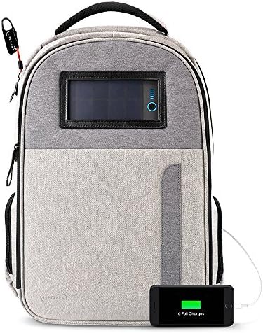 Lifepack Solar Powered and Anti-Theft Backpack with laptop storage