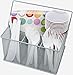 Sorbus® Utensil Caddy — Silverware, Napkin Holder, and Condiment Organizer — Multi-Purpose Steel Mesh Caddy—Ideal for Kitchen, Dining, Entertaining, Tailgating, Picnics, and much more (Silver)