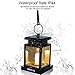 Solar Lights Outdoor Hanging Lanterns, ANDEFINE Solar Lanterns Outdoor Waterproof Led Umbrella Lights Candle Lamps Hang on Patio Umbrella Shepherd's Hooks Tree (Yellow Light, 4 Pack)