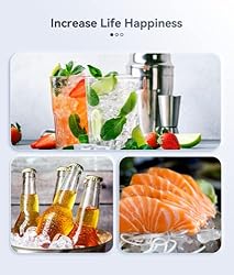 ecozy Portable Ice Maker Countertop, 9 Cubes Ready