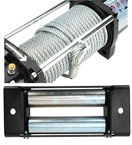 image for DCFlat 12V 12000 LBS Wire Rope Electric Winch for Towing ATV/UTV/Boat 