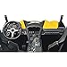 STV Motorsports Custom Rocker Switch Dash Panel for Can Am Maverick & Commander (no switches included) (4, Black)