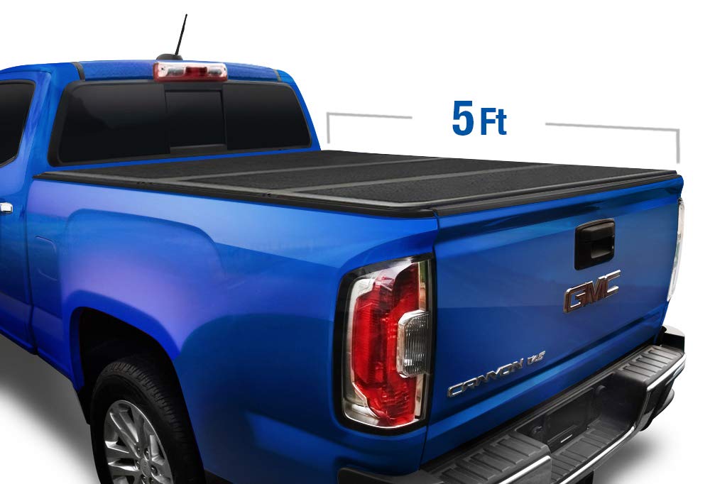 Soft Top T3 Tri Fold Truck Tonneau Cover Tg Bc3c1001 Works With 2004 2012 Chevy Colorado Gmc Canyon 2006 2008 Isuzu I350 Fleetside 5 Bed Tyger Auto Tonneau Covers