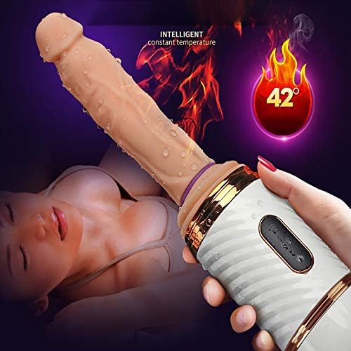 GYPKL Electric Powerful Thrust Retractable Machine Multi-Angle Adjustable Hand Free Suction Cup Adult Fashion Toy, Automatic Massage Tool with Remote Control & Heating GYPKL