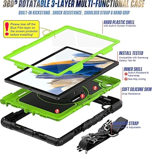 Herize Case Compatible with Galaxy Tab A8 Inch SM-X200/X205