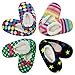 4pk Women's Warm & Cozy Feet Fuzzy Slippers Non-Slip Lined Socks Booties Indoor, M/L (7-9), Multicolor