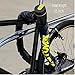 SIGTUNA Chain Locks - Heavy Duty 8mm Bike Chain Lock with Key, 35 Inch Hardened Steel Links and a Protective Nylon Sleeve for Road and Mountain Bicycle Security
