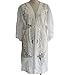 shermie Women's Floral Crochet Lace Beach Swimsuit Cover Ups Long Vintage Kimono Cardigan