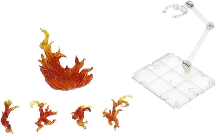 Amazon Jq Trend フィギュア エフェクト セット 火の特殊効果 プラモデル 背景 ディスプレイ 5色 レッド フィギュア ドール 通販
