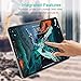 LK 2 PACK Screen Protector Compatible with iPad Pro 11 inch 2018 Tempered Glass, Face ID Compatible, HD Transpraent, Case Friendly