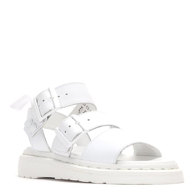 Amazon.com | Dr. Martens Gryphon Fashion Sandal 16821100 White SZ UK 6 | Sandals