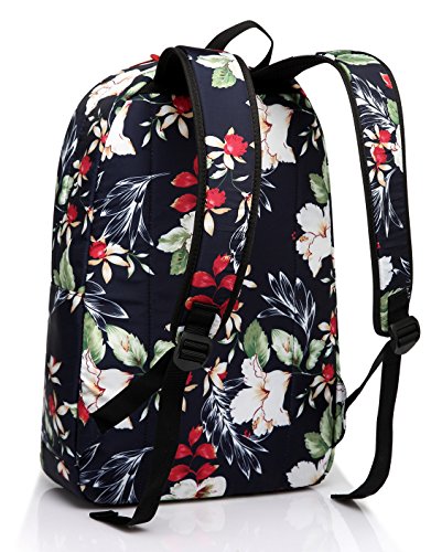 Backpack for girls,Fashion Floral College Student School Backpack by Vaschy