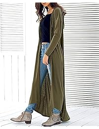 Ivay - Cárdigan con capucha para mujer