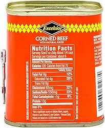 EXCELSIOR Corned Beef in Natural Juices, 12 Ounce