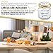 1.5 oz Hexagon Mini Glass Jars with Gold Lids and Labels (Pack of 24)