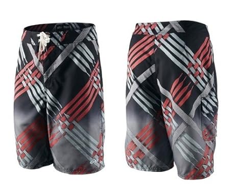 Nike 6.0 Board Short schwarz / rot 451791-393, Hosengröße:29 / 30
