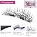 Long Magnetic Eyelashes Double Magnets No Glue Reusable False Magnetic Eyelashes 8 Pieces 3D Ultra Thin Lightweight Fake Eyelashes Easy to Apply Natural Look (8pieces)