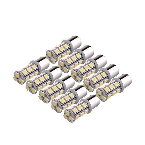 Kuman-10-X-LED-Car-Replacement-Bulbs-1156-BA15S-1141-LED-18-SMD-5050-Interior-RV-Camper-36W-SUV-MPV-Car-Turn-Tail-Signal-Bulbs-Brake-Light-Lamp-Backup-Lamps-KL01 Kuman-10-X-LED-Car-Replacement-Bulbs-1156-BA15S-1141-LED-18-SMD-5050-Interior-RV-Camper-36W-SUV-MPV-Car-Turn-Tail-Signal-Bulbs-Brake-Light-Lamp-Backup-Lamps-KL01