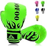 GROOFOO Kids Boxing Gloves for Child Punching Bag Sparring Training, 4oz 6oz fit 3 to 14 Years