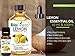 BioFinest Lemon Oil - 100% Pure Lemon Essential Oil - Therapeutic Grade - Italy Premium Quality - Best For Aromatherapy & Cleanser, Air Freshener & Purefier - FREE Glass Dropper - 100ml