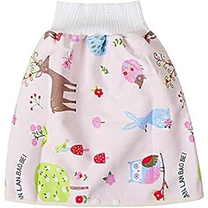 Comfortabele cartoon kinderen lekvrije trainingsbroek baby potje training luierbroek luier rok shorts comfortabele…